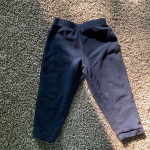 Toddler Patagonia bay blue fleece pants